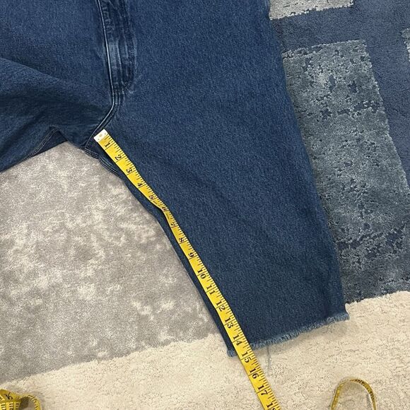 Carhartt Overalls Bib Mens Size 36x32 Workwear Carpenter Blue Denim Logo - Picture 4 of 16